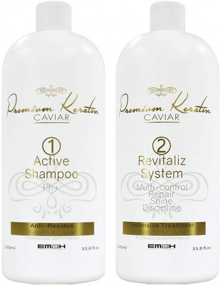 Kit Lissage Premium Keratin Caviar 1L