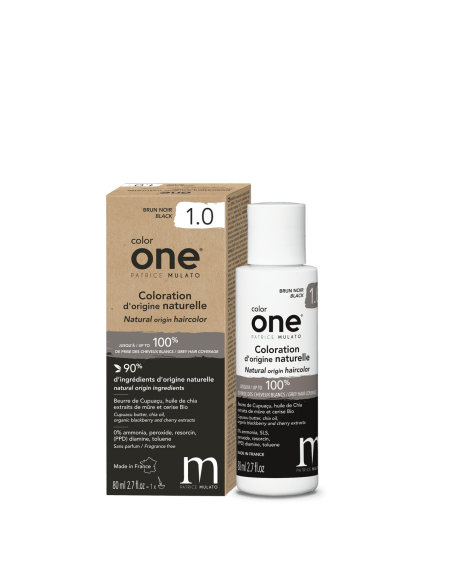 Coloration Naturelle Mulato Color One Brun Noir 80ml