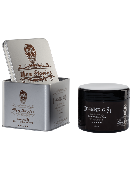 Gel Cire Extra Fort Legend G81 Boite Métal Men Stories
