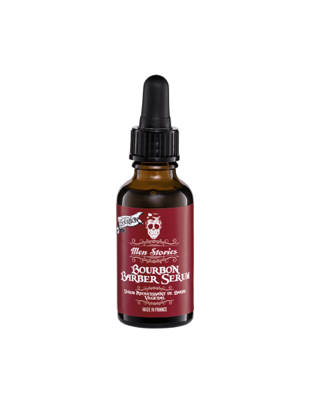 Barber Serum Bourbon Men Stories 30ml avec Pipette
