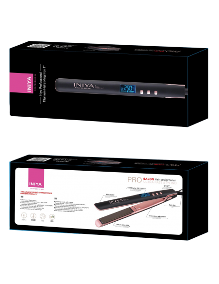 Lisseur professionnel Iniya en Titane 1 pouce